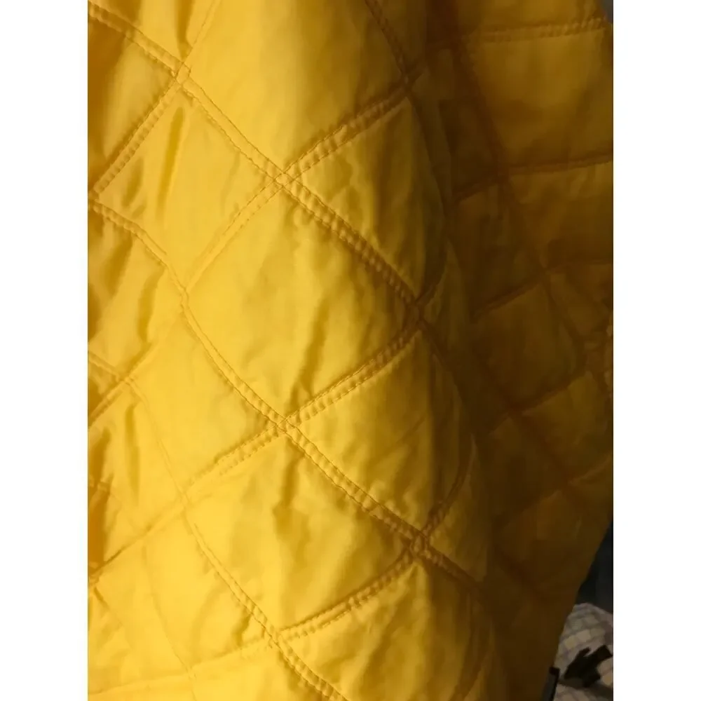 Obermeyer‎ Ski Vest Zip Buttons Yellow Patches Womens Size 14